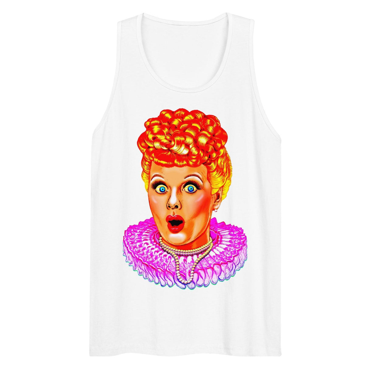 Red Hair Don’t Care (Tank Top)-Tank Top-Swish Embassy