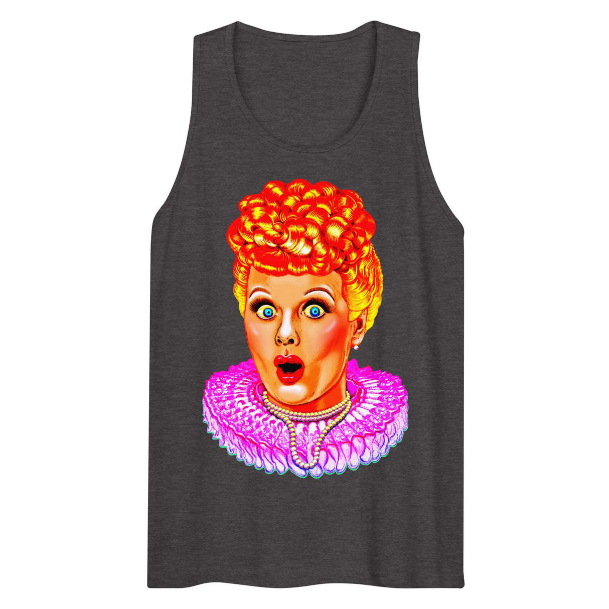Red Hair Don’t Care (Tank Top)-Tank Top-Swish Embassy