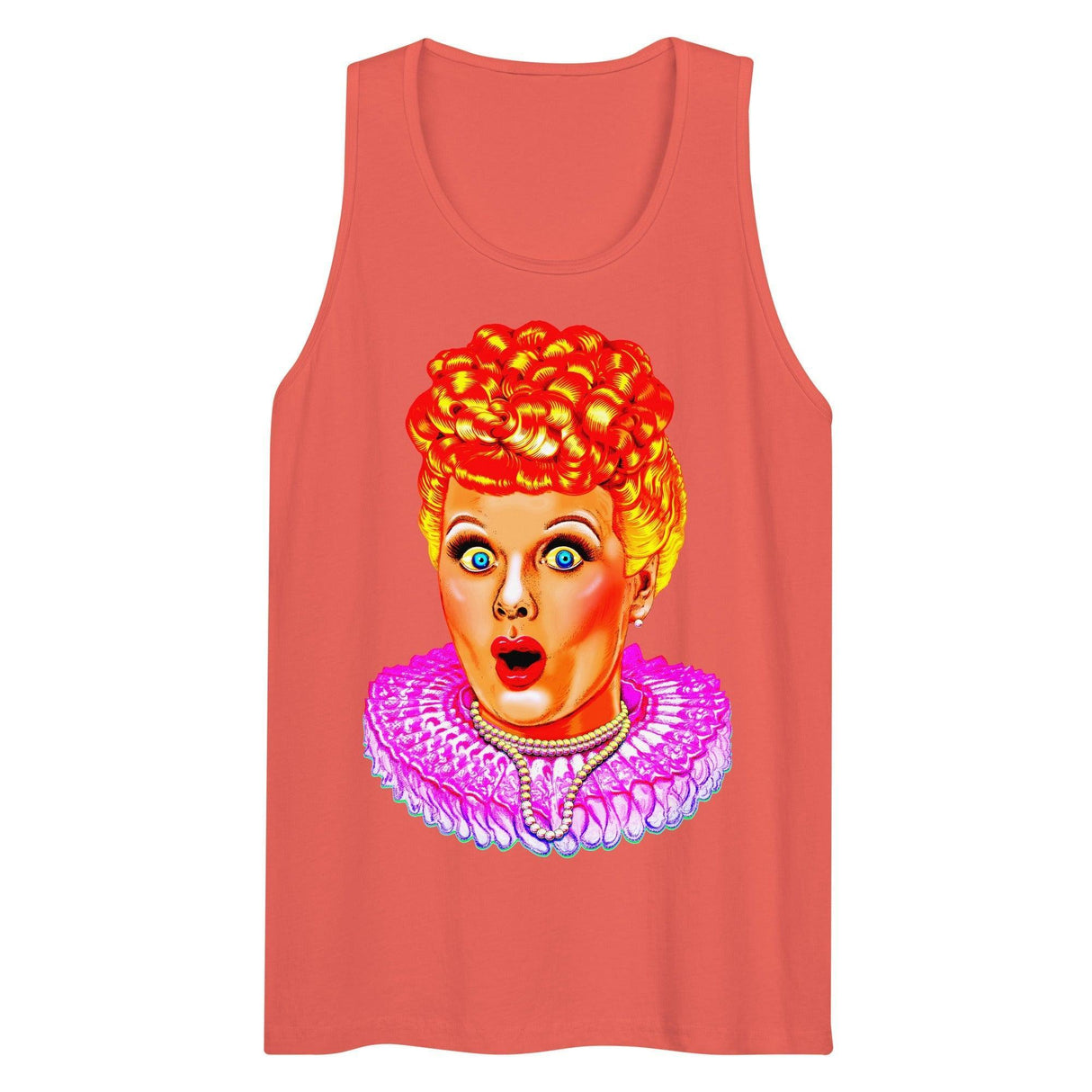 Red Hair Don’t Care (Tank Top)-Tank Top-Swish Embassy