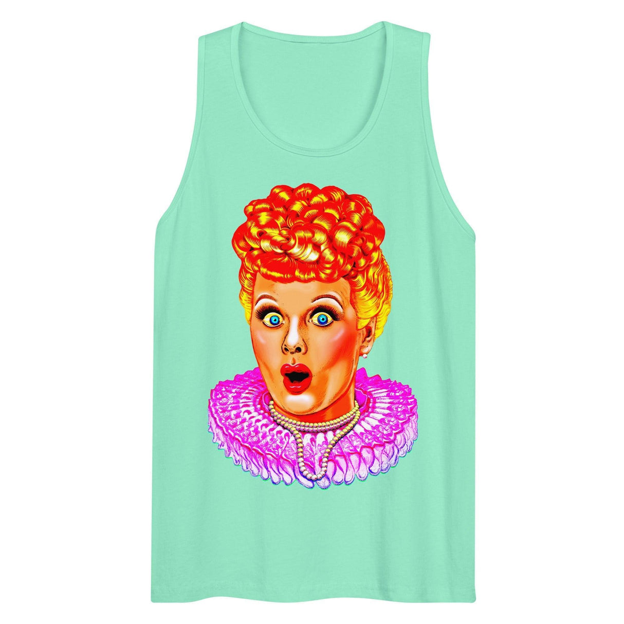Red Hair Don’t Care (Tank Top)-Tank Top-Swish Embassy