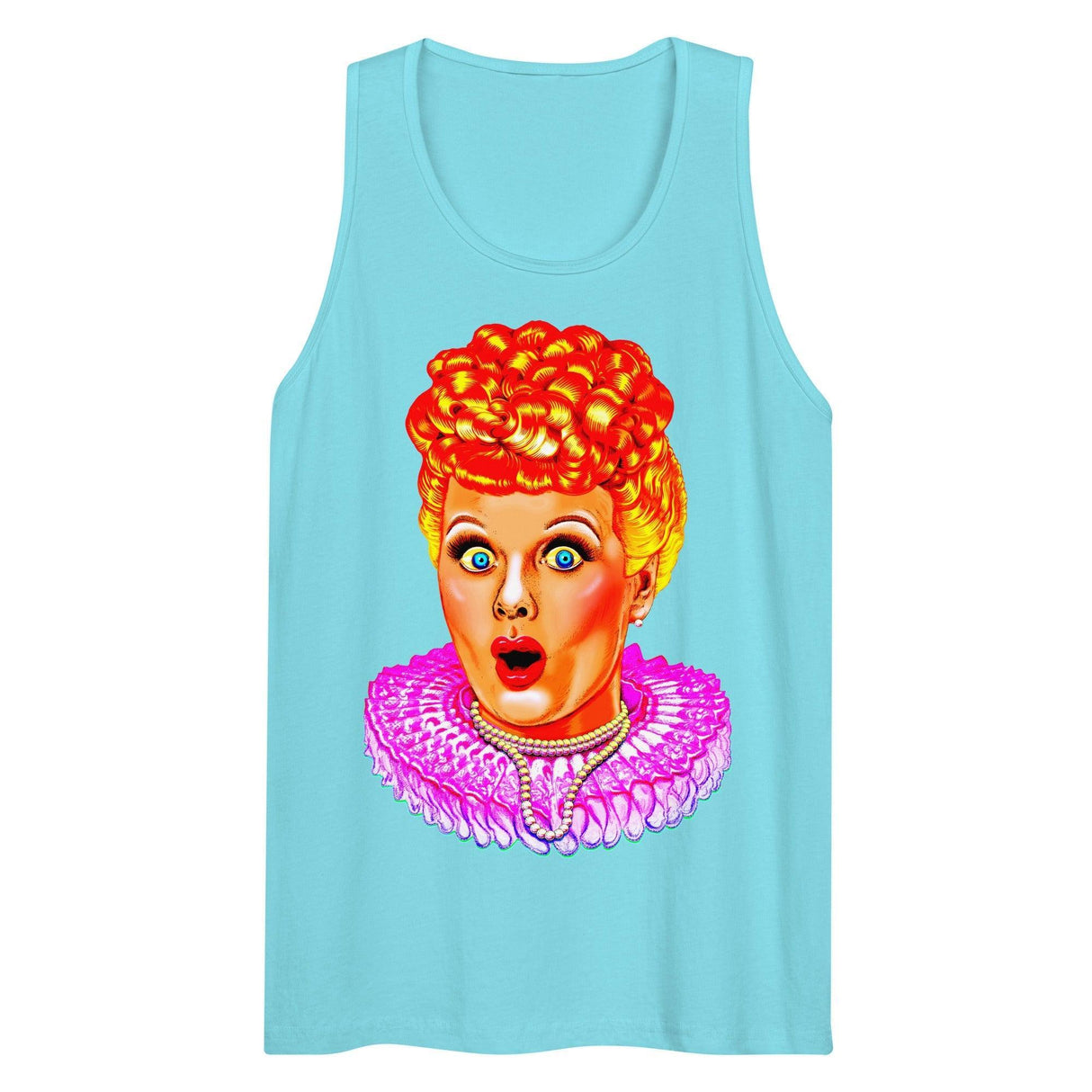 Red Hair Don’t Care (Tank Top)-Tank Top-Swish Embassy