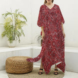 Red Hanky (Kaftan)-Kaftan-Swish Embassy