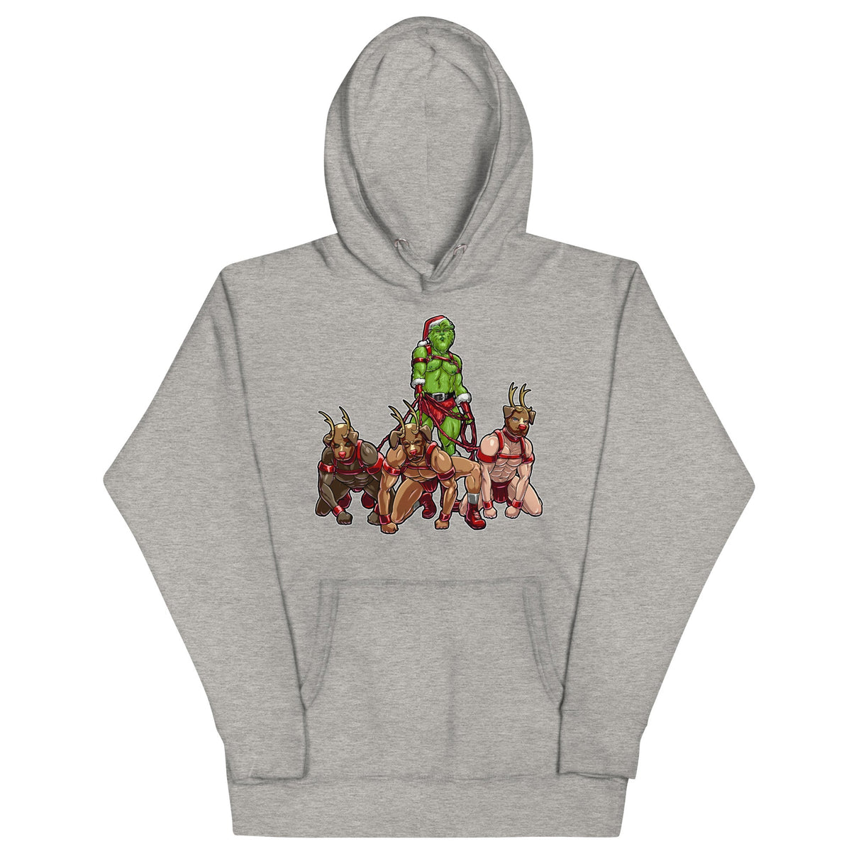 Reindeer Gains (Hoodie)-Christmas Hoodies-Swish Embassy