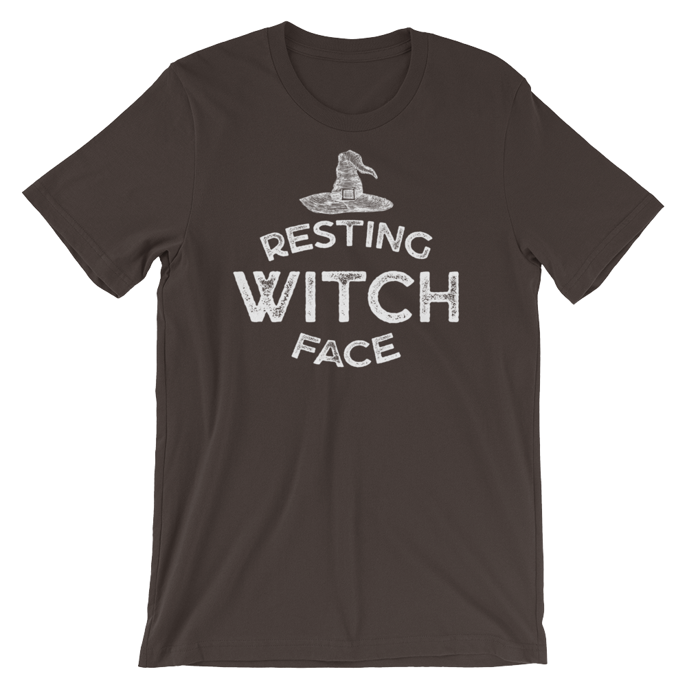 Resting Witch Face-Halloween T-Shirt-Swish Embassy