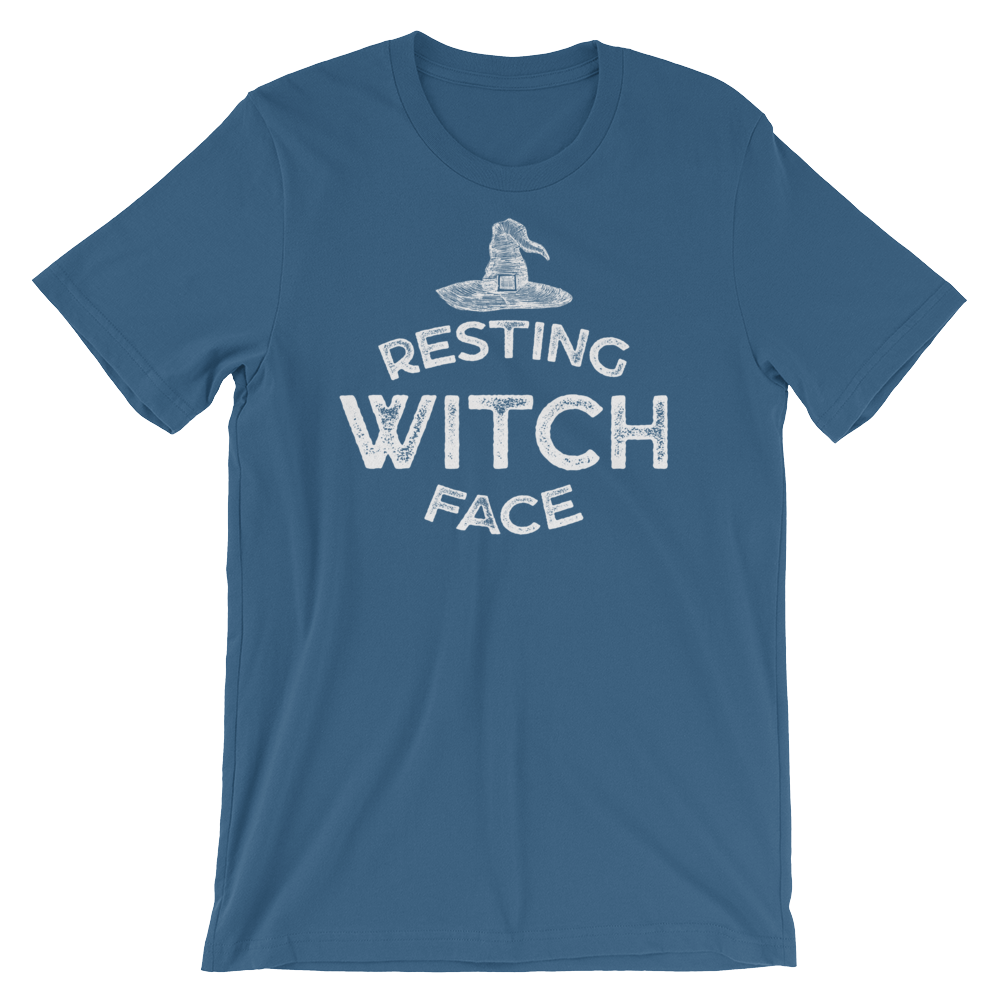 Resting Witch Face-Halloween T-Shirt-Swish Embassy