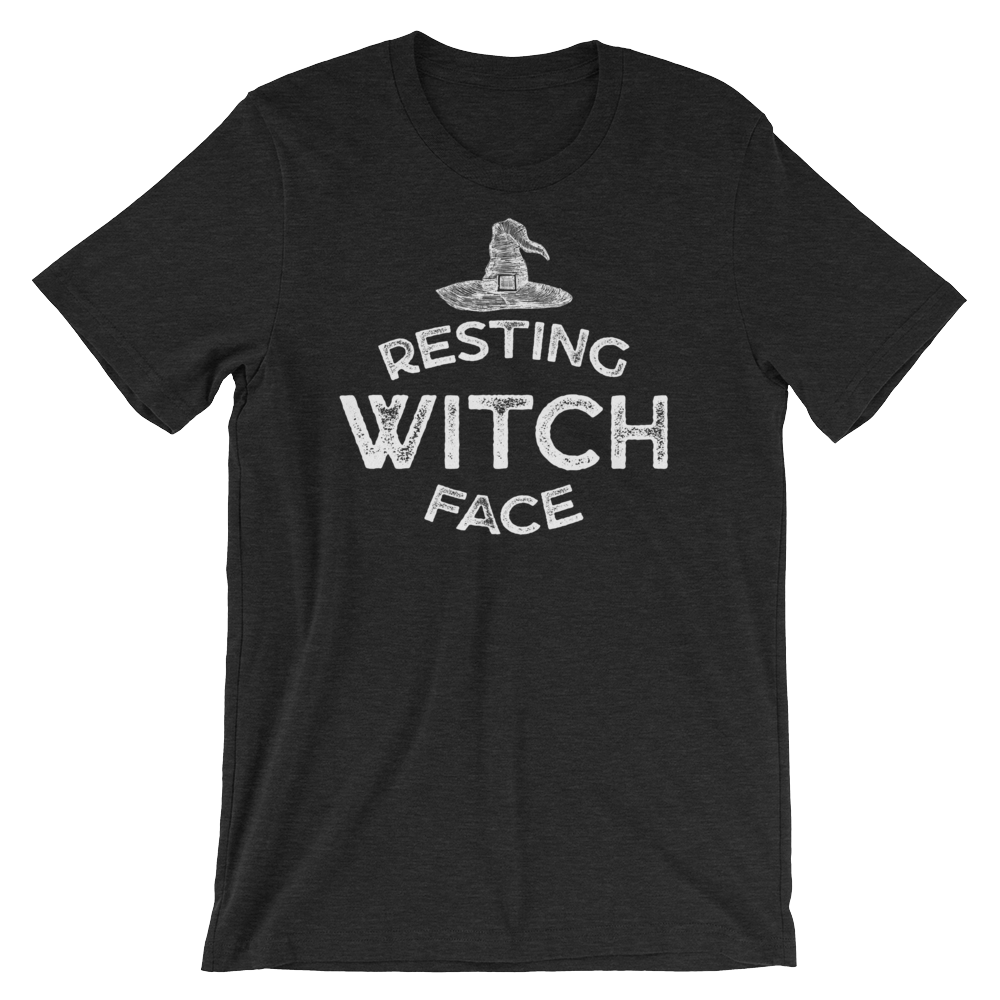 Resting Witch Face-T-Shirts-Swish Embassy