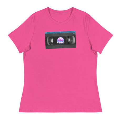 Rose Video (Women's Relaxed T-Shirt)-Women's T-Shirts-Swish Embassy