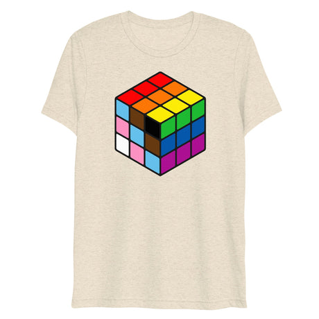 Rubik's Pride (Triblend)-Triblend T-Shirt-Swish Embassy