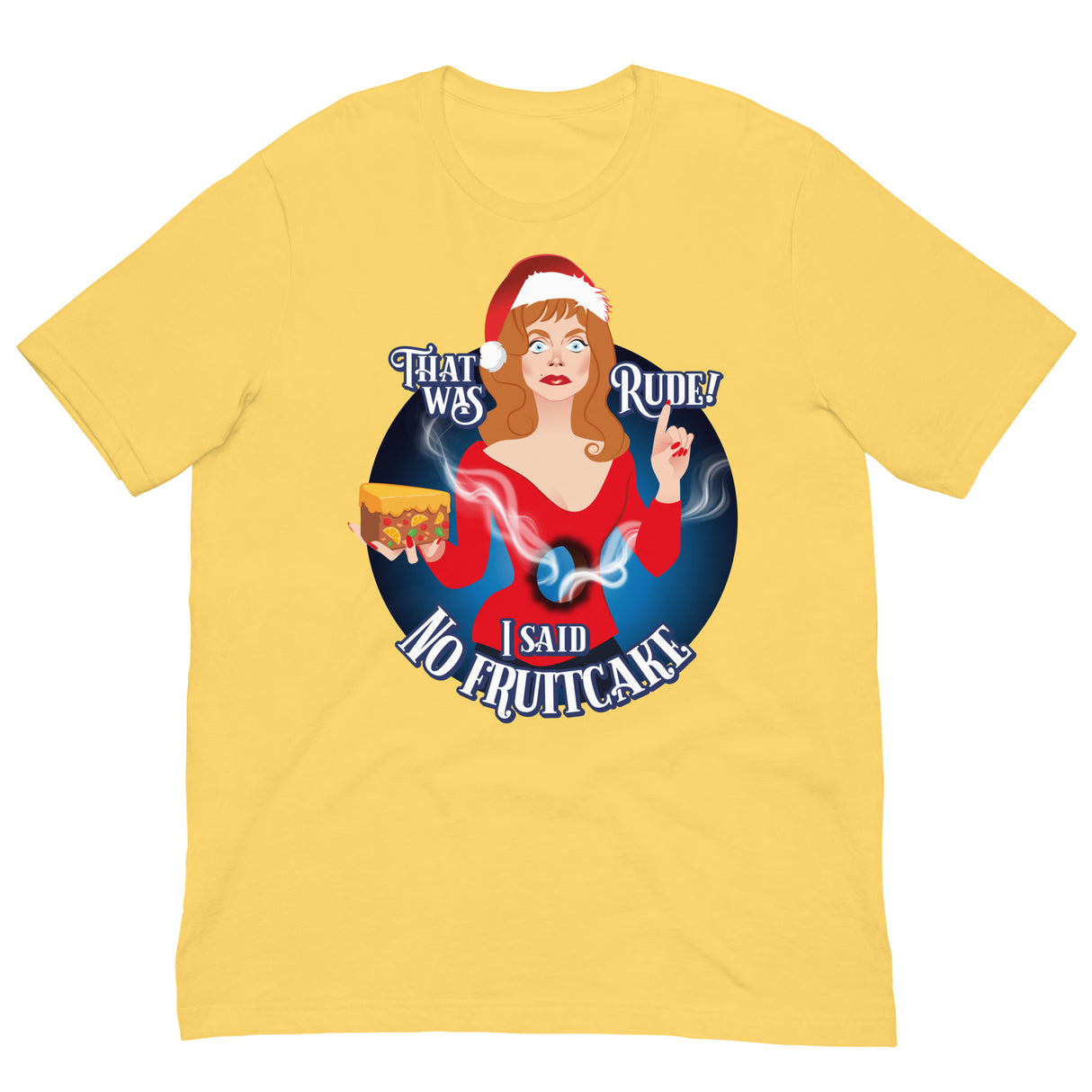 Rude Fruitcake-Christmas T-Shirts-Swish Embassy