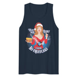 Rude Fruitcake (Tank top)-Christmas Tank Tops-Swish Embassy