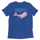 Salty Narwhal (Triblend)-Triblend T-Shirt-Swish Embassy