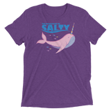 Salty Narwhal (Triblend)-Triblend T-Shirt-Swish Embassy