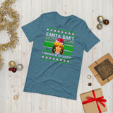Santa Baby I Should Be So Lucky (Ugly Christmas)-T-Shirts-Swish Embassy
