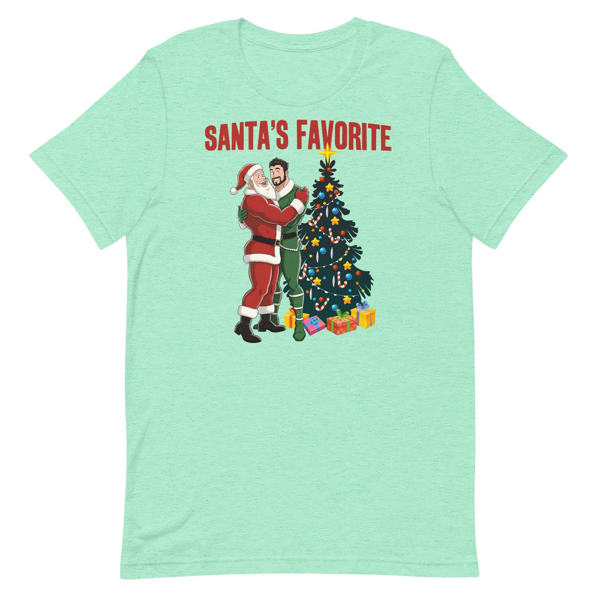 Santa's Favorite-Christmas T-Shirts-Swish Embassy