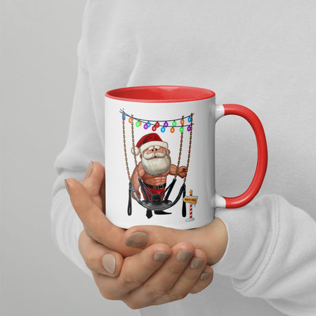 Santa's Swing (Christmas Mugs)-Christmas Mugs-Swish Embassy