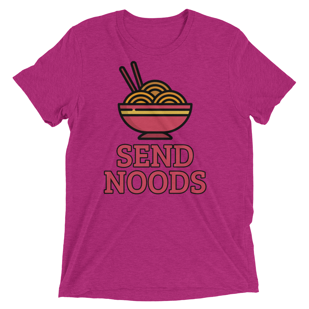 Send Noods (Triblend)-Triblend T-Shirt-Swish Embassy