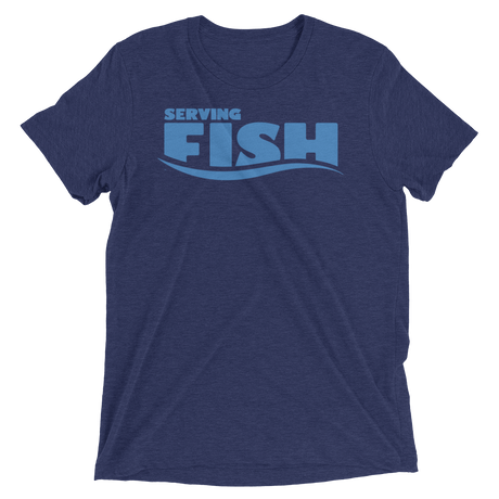 Serving Fish (Triblend)-Triblend T-Shirt-Swish Embassy