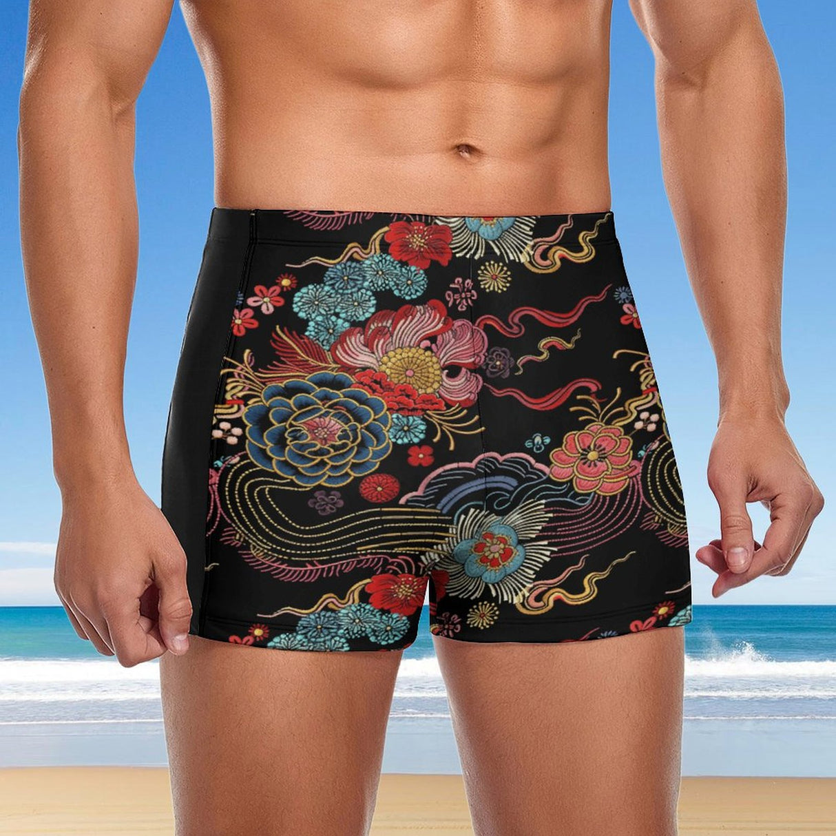 Sew Far Sew Zen (Square Cut Trunks)-Square Cut Trunks-Swish Embassy