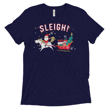 Sleigh! (Triblend)-Triblend T-Shirt-Swish Embassy