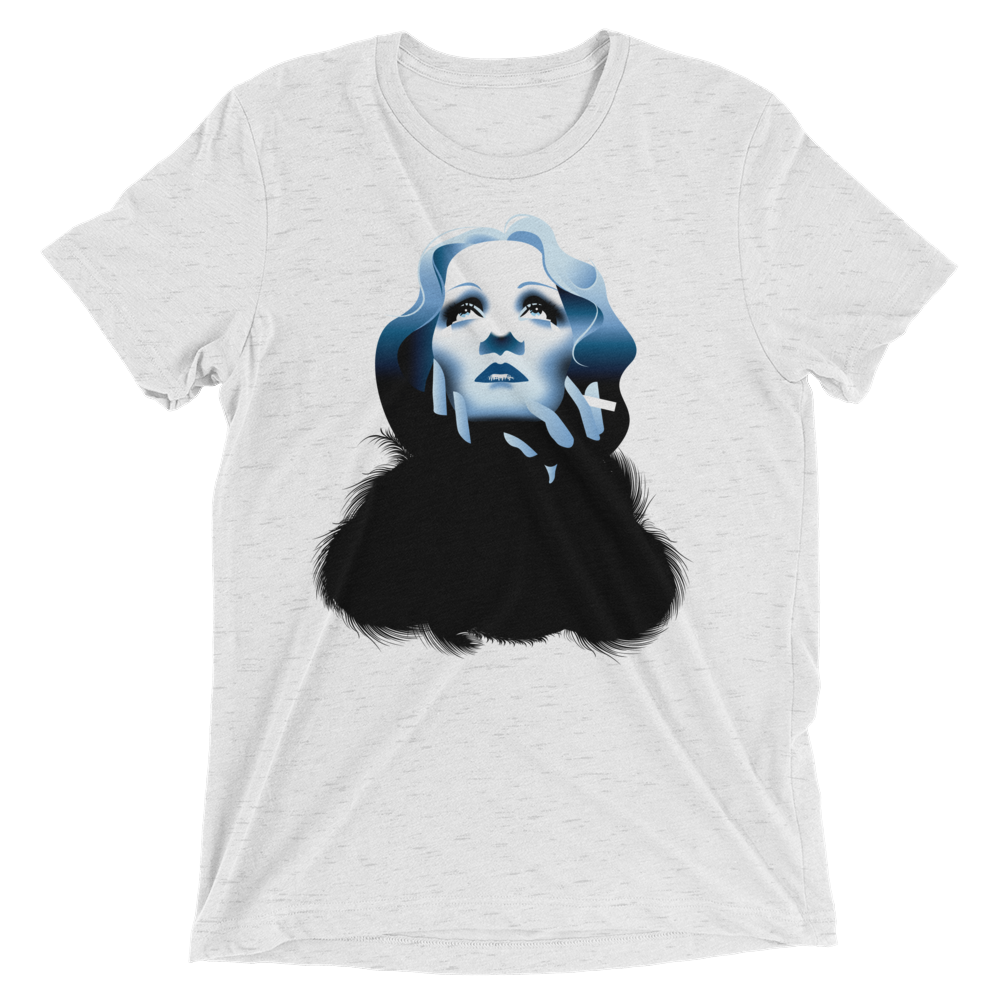 Smoking Marlene (Triblend)-Triblend T-Shirt-Swish Embassy