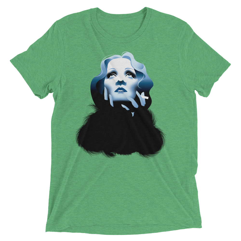 Smoking Marlene (Triblend)-Triblend T-Shirt-Swish Embassy