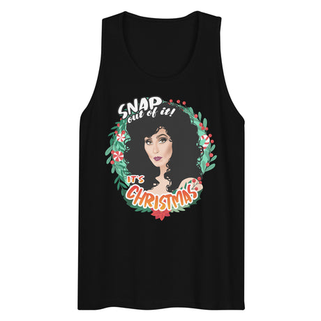 Snap Out of It It's Xmas (Tank top)-Christmas Tank Tops-Swish Embassy