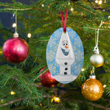 Snowman Plug (Ornament/Fridge Magnet)-Wood Ornament-Swish Embassy