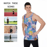 Stay Golden (Allover Tank Top)-Allover Tank Top-Swish Embassy