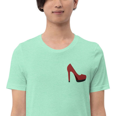 Stiletto (Embroidered)-Embroidered T-Shirts-Swish Embassy