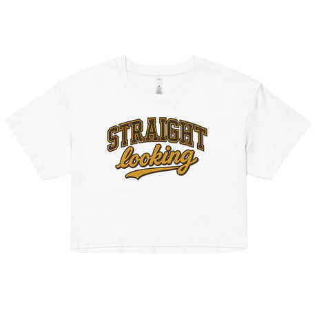 Straight Looking (Crop Top)-Crop Top-Swish Embassy