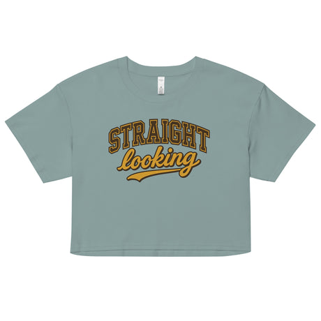 Straight Looking (Crop Top)-Crop Top-Swish Embassy