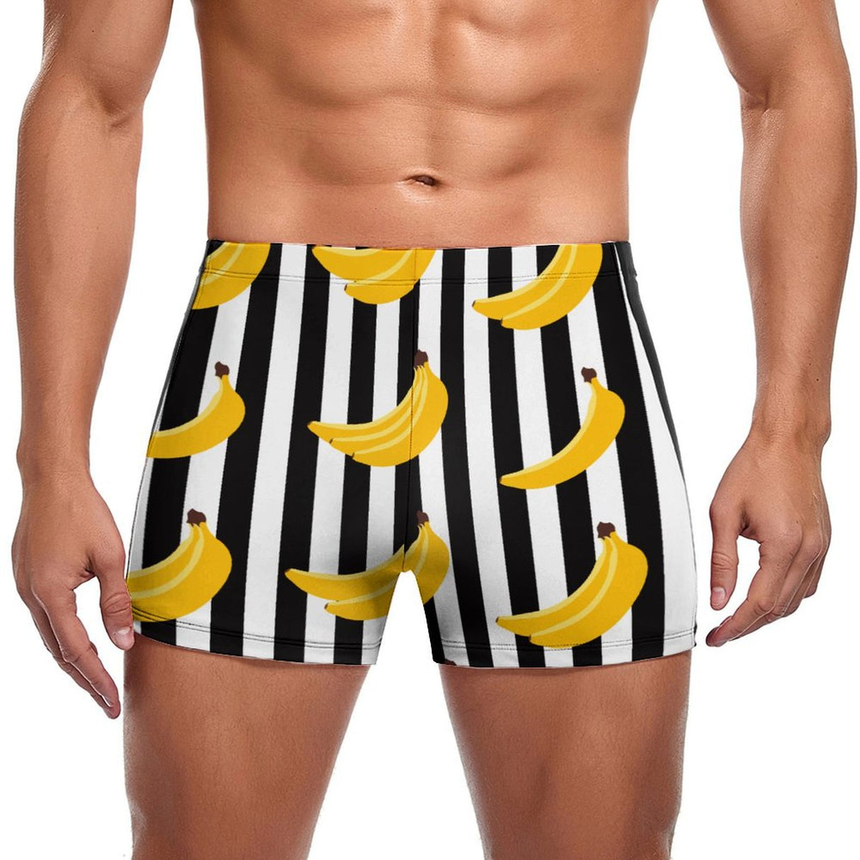 Striped Banana (Square Cut Trunks)-Square Cut Trunks-Swish Embassy