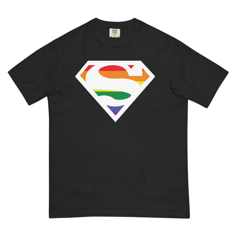Super Gay (Boxy Tee)-Boxy T-Shirt-Swish Embassy