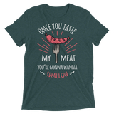 Tasty Meat (Triblend)-Triblend T-Shirt-Swish Embassy