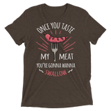 Tasty Meat (Triblend)-Triblend T-Shirt-Swish Embassy