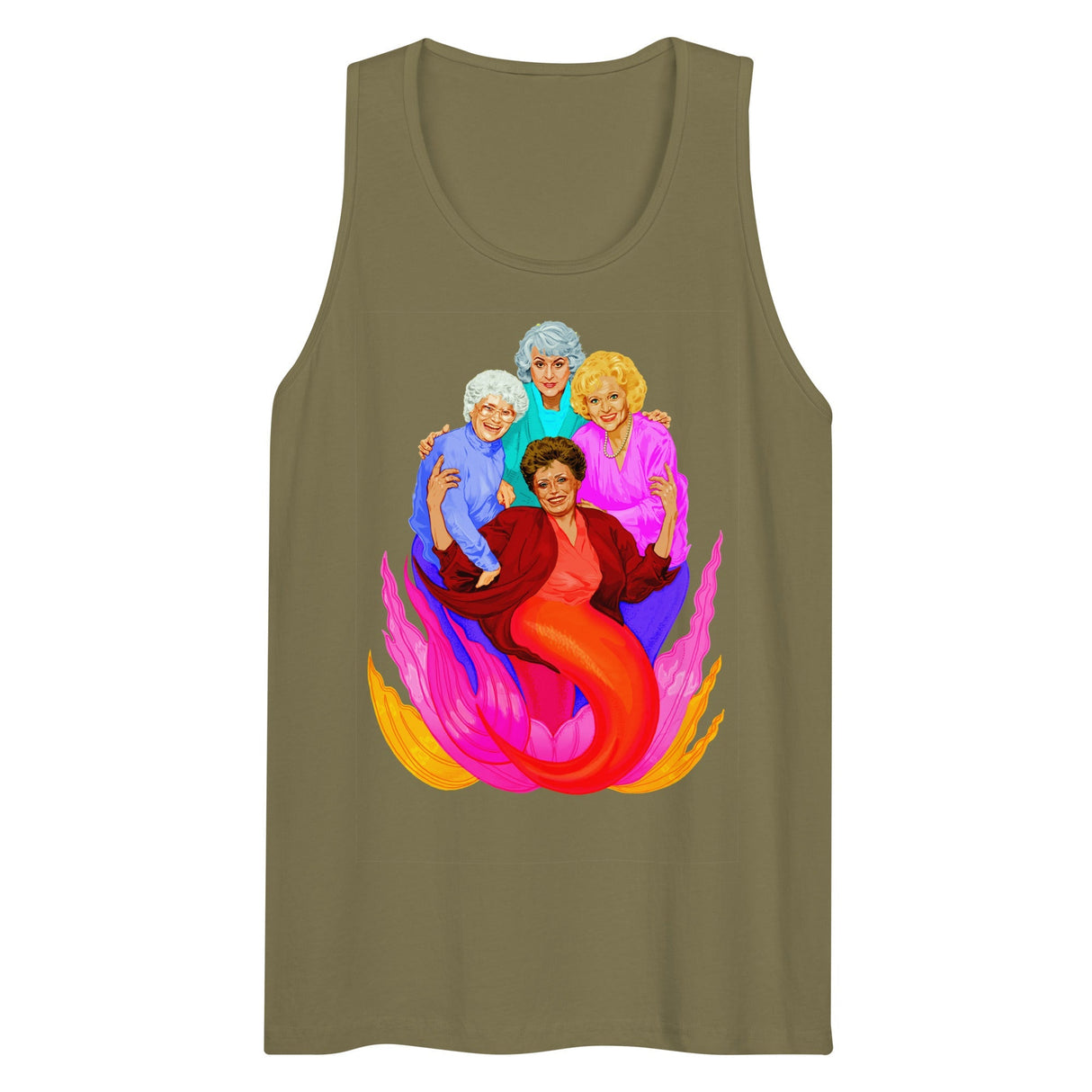 Thank You for Being a Finned (Tank Top)-Tank Top-Swish Embassy