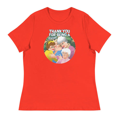 Thank You for Being a Friend (Women's Relaxed T-Shirt)-Women's T-Shirts-Swish Embassy