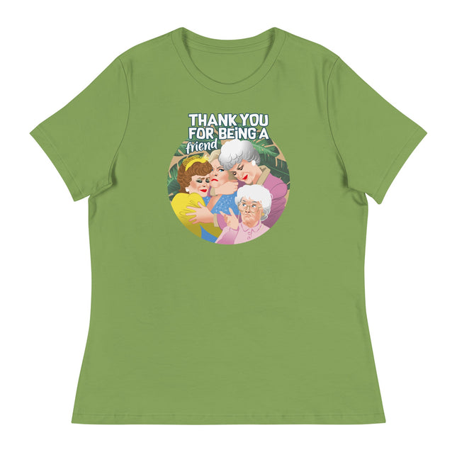 Thank You for Being a Friend (Women's Relaxed T-Shirt)-Women's T-Shirts-Swish Embassy