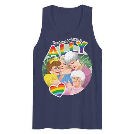 Thank You for Being an Ally (Tank Top)-Tank Top-Swish Embassy