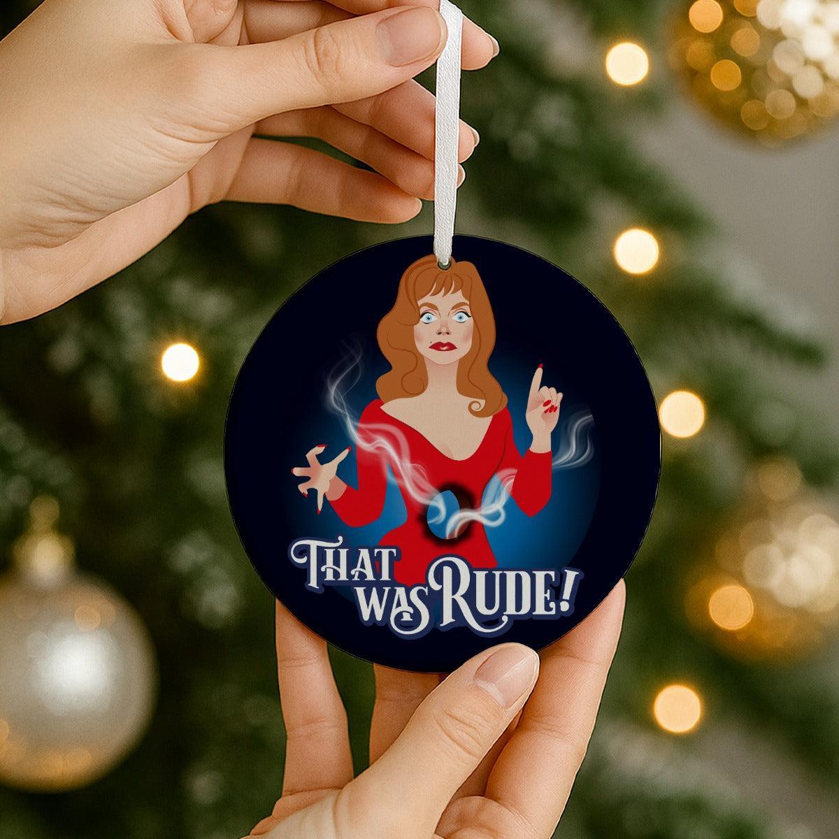 That Was Rude (Ceramic Holiday Keepsake)-Ceramic Holiday Keepsake-Swish Embassy