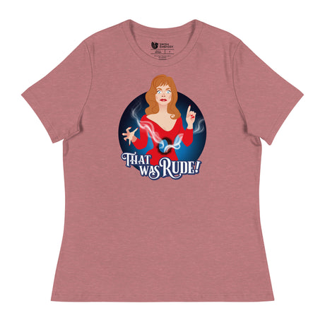 That Was Rude (Women's Relaxed T-Shirt)-Women's T-Shirts-Swish Embassy