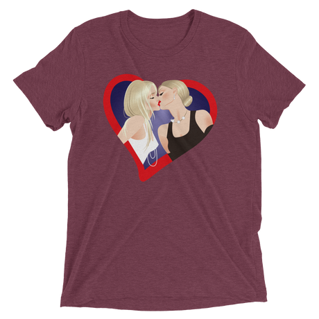 The Kiss (Triblend)-Triblend T-Shirt-Swish Embassy