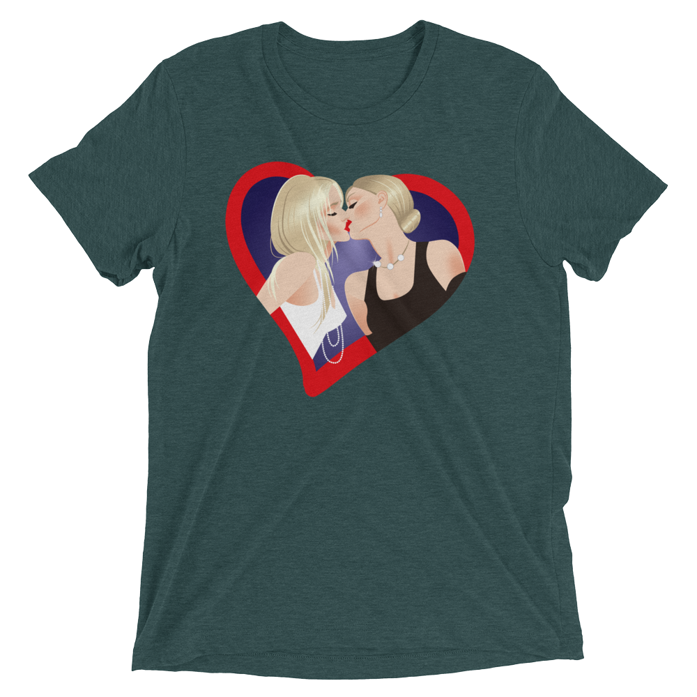 The Kiss (Triblend)-Triblend T-Shirt-Swish Embassy