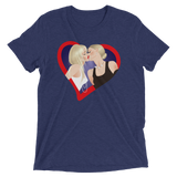 The Kiss (Triblend)-Triblend T-Shirt-Swish Embassy