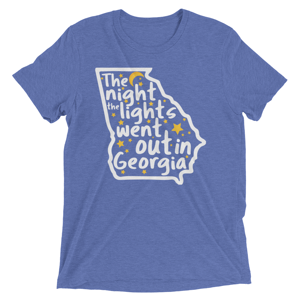 The Night the Lights Went Out in Georgia (Triblend)-Triblend T-Shirt-Swish Embassy