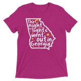 The Night the Lights Went Out in Georgia (Triblend)-Triblend T-Shirt-Swish Embassy