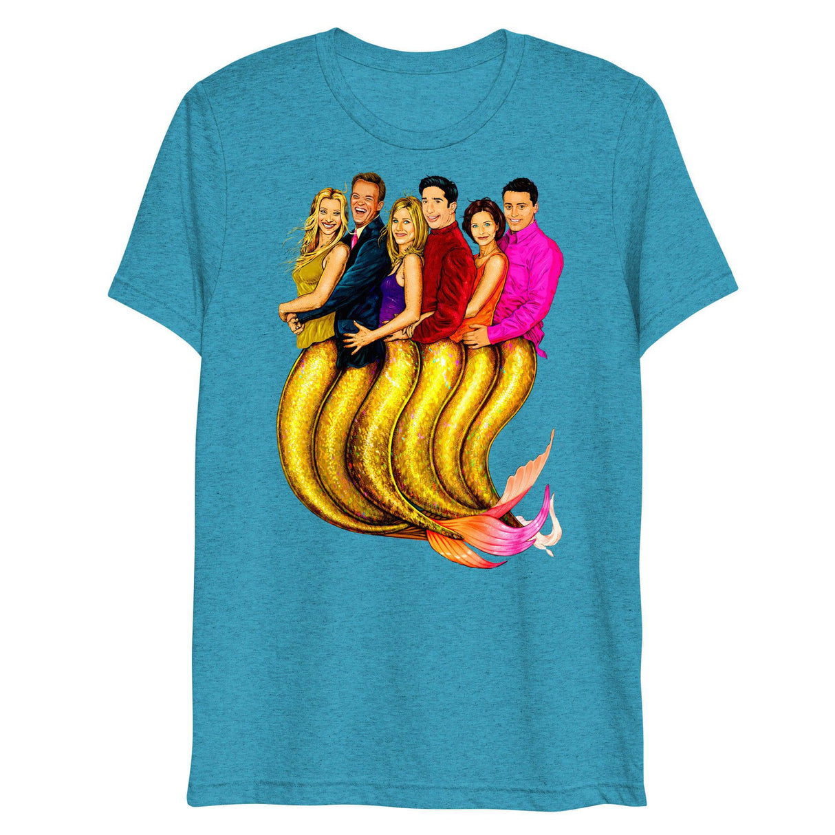The One Where They're Mermaids (Triblend)-Triblend T-Shirt-Swish Embassy