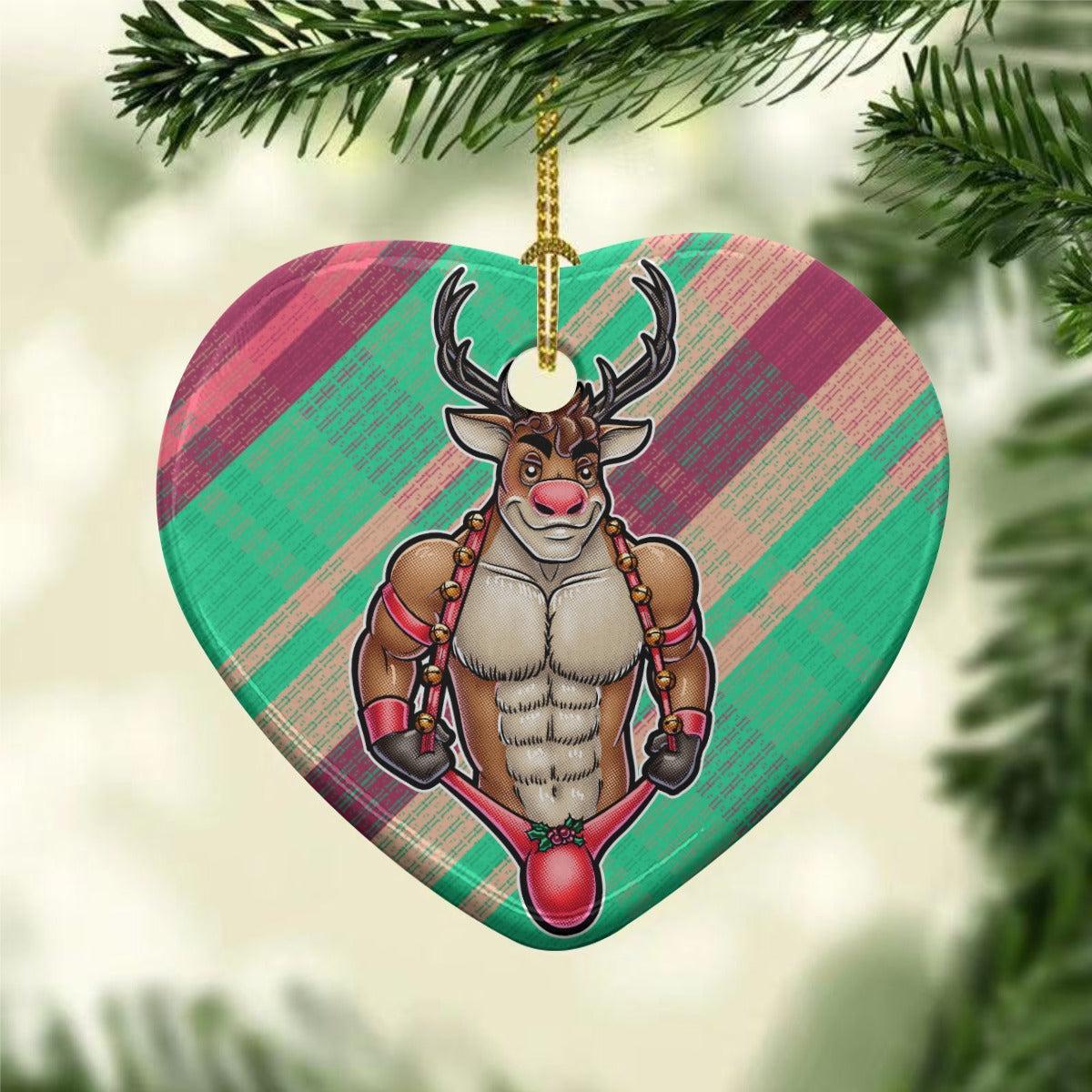 The Reindeer Loved Him (Ceramic Holiday Keepsake)-Ceramic Holiday Keepsake-Swish Embassy