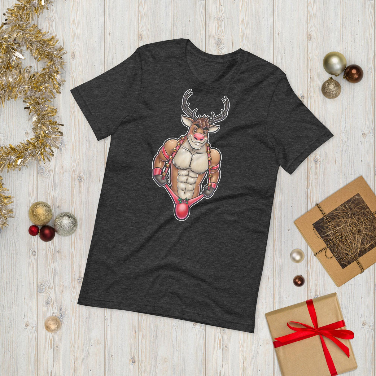 Then All the Reindeer Loved Him-T-Shirts-Swish Embassy