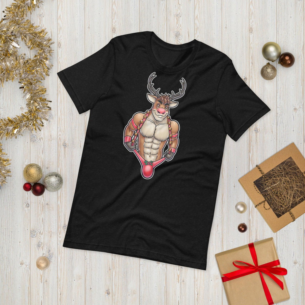 Then All the Reindeer Loved Him-T-Shirts-Swish Embassy